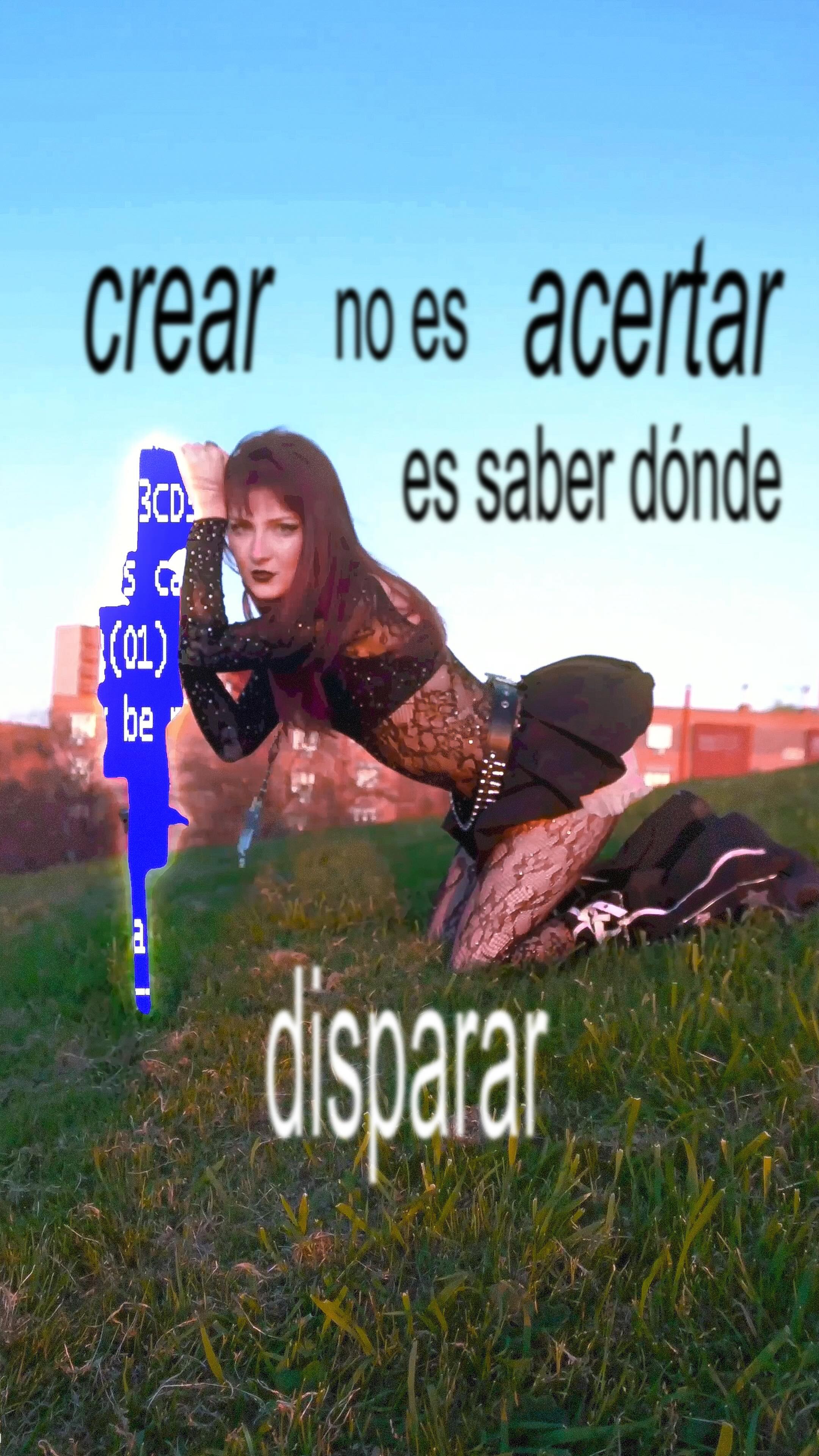 crear no es acertar, es saber dónde disparar. 